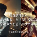 給食調理員へ「このままの未来」と「少し楽になる未来」、どちらを選ぶかを思い出すためのページ